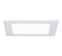 Paulmann 92065 Panneau encastré LED carré Deckenleuchte 12W Licht 4000K Neutralweiß LED Panneau blanc IP44 protégé contre les projections d'eau, ampoules incluses