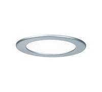 Paulmann 92071 Kit encastrés Quality Panneau LED, rond, 1x12W, 4000K, 230V, 170mm, Chrome mat/Plastique