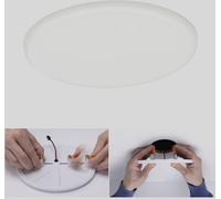 Paulmann 92392 EB Panel Veluna VariFit Luminaire à LED encastrable 17.50 W satin