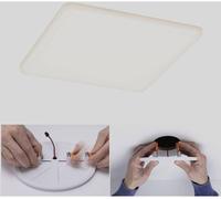 Paulmann 92395 EB Panel Veluna VariFit Luminaire à LED encastrable 17 W satin