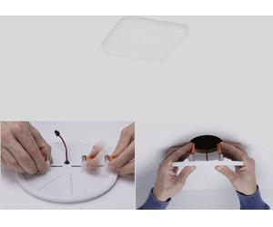 Paulmann 92396 EB Panel Veluna VariFit Luminaire à LED encastrable LED 4.50 W satin