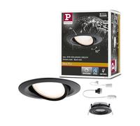 Paulmann Spot encastré LED Nova Plus 92460 IP65 orientable GU5,3/GU10 gradable 35W Noir mat