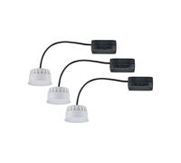 Paulmann Spot LED encastrable pour salle de bains 92473 Choose Coin Kit 3x6W 2700K satiné gradable