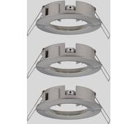 Paulmann 92479 EBL Choose Collerette jeu de 3 10 W fer (brossé)