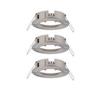 Paulmann Spot encastré Choose 92479 3x10 W acier brossé