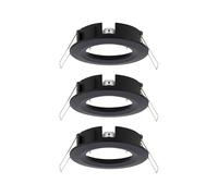 Paulmann 92481 spots encastrés Choose spot fixe max. 3x10 watts spot encastré pour plafond Noir mat lampe encastrée Alu