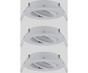 Paulmann 92486 EBL Choose Collerette jeu de 3 10 W blanc