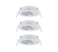 Paulmann 92486 spots encastrés LED Choose spot orientable max. 3x10 watts spot encastré pour plafond Blanc dépoli lampe encastrée Alu