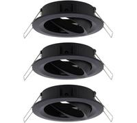 Paulmann 92487 EBL Choose Collerette jeu de 3 10 W noir (mat)