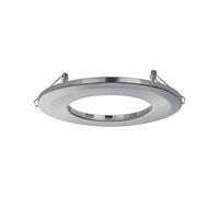 Paulmann 92498 Adaptateur pour diamètre encastrés de 75-120mm sur 67-70mm, Fer brossé