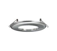 Paulmann 92506 adaptateur pour encastrés Ø 130 mm convertisseur Acier brossé bague d'adaptation Métal pièce intermédiaire pour diamètre d'encastrement de 75-120 mm à 68-70 mm