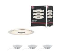 Luminaire à LED encastrable LED intégrée Paulmann Whirl 92543 N/A 18 W aluminium jeu de 3