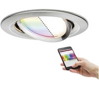 Paulmann 92964 Luminaire à LED encastrable LED 5.2 W fer (brossé)