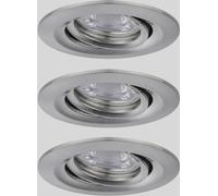 Paulmann 92973 EBL Nova mini Plus Coin Luminaire à LED encastrable jeu de 3 4.20 W fer
