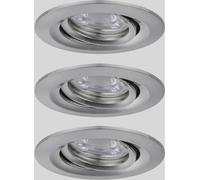 Paulmann Spot encastré LED Nova mini Plus 92973 – jeu de 3 4,2 W orientable EasyDim 2700 K