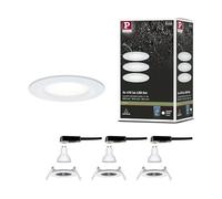 Paulmann Spot encastré LED Nova 92980 – 3x6,5W GU10 4000K Blanc dépoli