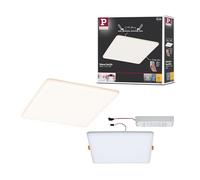 Paulmann Panneau LED encastrable Veluna VariFit 93062 – 21 W 3000K 1650 lm IP44 215×215 mm satiné