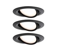 Paulmann 93082 Set Nova Plus Luminaire à LED encastrable LED LED intégrée 6 W noir