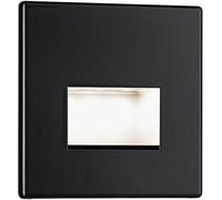 Paulmann 93094 Wand EBL Edge Applique à LED encastrable LED LED intégrée 1.40 W noir (mat)