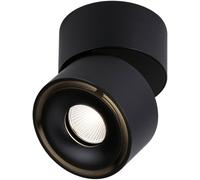 Paulmann 93371 Spircle Luminaire LED pour montage en surface LED LED intégrée 8 W noir (mat)
