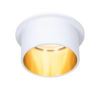 Paulmann Plafonnier Gil 93380 – LED intégrée 1×6 W – Blanc‑doré