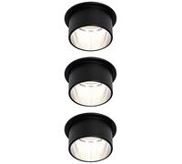 Paulmann 93383 Luminaire à LED encastrable 19.5 W noir, fer