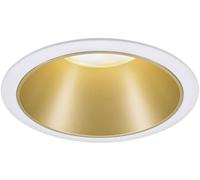 Paulmann 93396 Luminaire à LED encastrable GU10 blanc mat, or