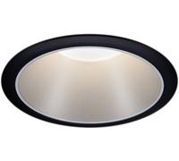 Paulmann 93397 Luminaire à LED encastrable GU10 noir (mat), argent