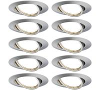 Paulmann 93399 Luminaire à LED encastrable LED GU10 fer (brossé)