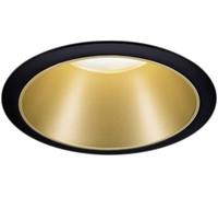 Paulmann 93403 Cole Coin Spot encastrable LED 6 W noir, or