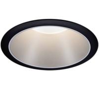 Paulmann Spot encastré Cole Coin 1x6,5 W noir-argenté 93407