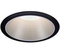 Paulmann Spot encastré Cole Coin 1x6,5 W noir-argenté 93407