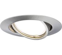 Paulmann 93412 Base Spot encastrable LED GU10 5 W fer (brossé)