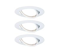 Paulmann 93422 Base Spot encastrable jeu de 3 LED GU10 15 W blanc