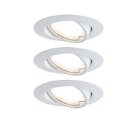 Paulmann 93423 Base Spot encastrable jeu de 3 LED LED 15 W blanc