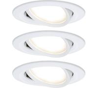 Paulmann 93449 Nova Spot encastrable jeu de 3 LED LED 18 W blanc mat