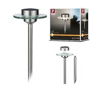 Paulmann Lampe de jardin solaire Solar Ufo 93764 – 1x0,2 W – Acier inoxydable, transparent, IP44