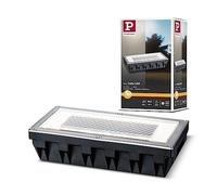 Paulmann Lampe solaire encastrable de sol Solar Box 93775 LED 1x0,6W Acier/transparent IP67