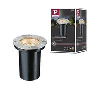Paulmann Luminaire au sol extérieur encastrable 93788 LED 1,2W 2700K IP67 Acier gris-argent