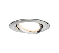 Luminaire à LED encastrable LED intégrée Paulmann Coin Slim 93877 N/A 6 W fer (brossé)