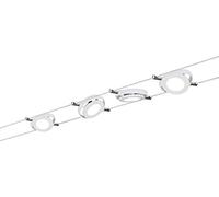 Paulmann 94105 SystÃšme de câbles CC RoundMac LED 4x4W, Blanc mat, 230/12V CC, 36VA, Métal
