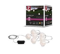 Paulmann 94166 luminaire rechar. LED Outdoor guirl. Mobile 7 pce Lampion incl.7x0,02W IP44 lumin. Mobile Blanc lampe à batt. plast. sans câble 3000K