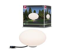 Paulmann Plug & Shine Objet lumineux LED Stone IP67 3000K 235 lm 2,8 W 24 V dimmable ø28 cm blanc