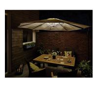 Paulmann 94208 Eclairage mobile extérieur Parasol, 3000K, 4x0,45W, 30lm, 40 x 0,5 x 0,3 cm noir
