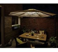 Paulmann 94208 Parasol Eclairage de parasol sans fil jeu de 4 LED LED intégrée 1.8 W noir
