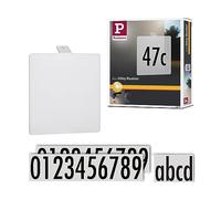 Paulmann 94253 Plaque numéro Soley Solar blanche