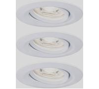 Paulmann 94293 EBL Nova mini Coin Luminaire à LED encastrable jeu de 3 LED LED 4 W blanc
