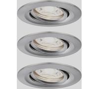 Paulmann 94295 EBL Nova mini Coin Luminaire à LED encastrable jeu de 3 4 W fer