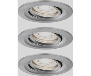 Paulmann 94295 EBL Nova mini Coin Luminaire à LED encastrable jeu de 3 Module LED LED 4 W fer