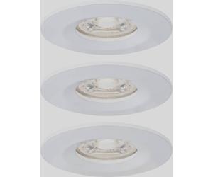 Paulmann 94299 EBL Nova mini Coin Luminaire à LED encastrable jeu de 3 4 W blanc